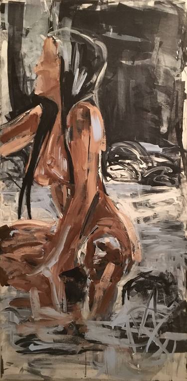 Print of Expressionism Nude Paintings by Mariam Qureshi