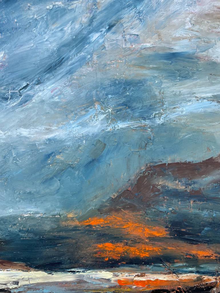 Original Abstract Expressionism Abstract Painting by Mariam Qureshi