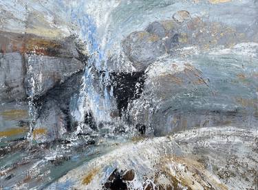 Orgasmic falls, oil on canvas 2022 thumb