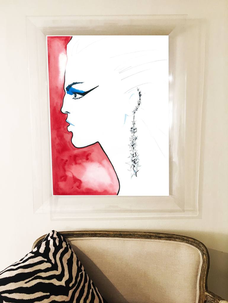 Original Fine Art Fashion Painting by Jayson Brunsdon