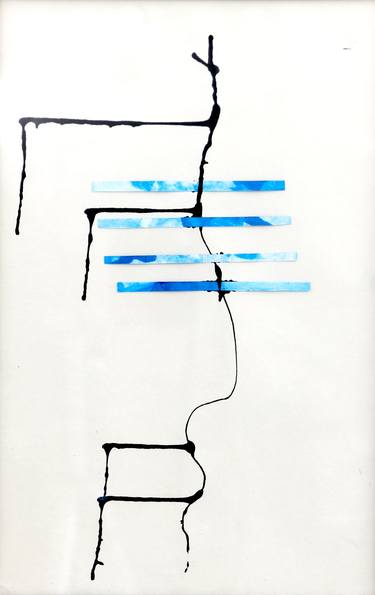 Original Minimalism Abstract Collage by William Legg