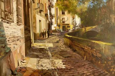 Print of Impressionism Architecture Paintings by Albert Sesma