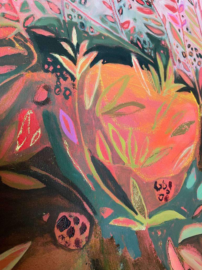 Original Painterly Abstraction Nature Painting by Elaine Kazimierczuk
