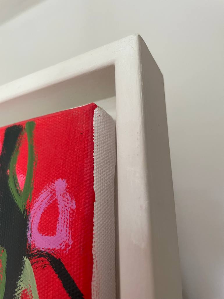 Original Abstract Botanic Painting by Elaine Kazimierczuk