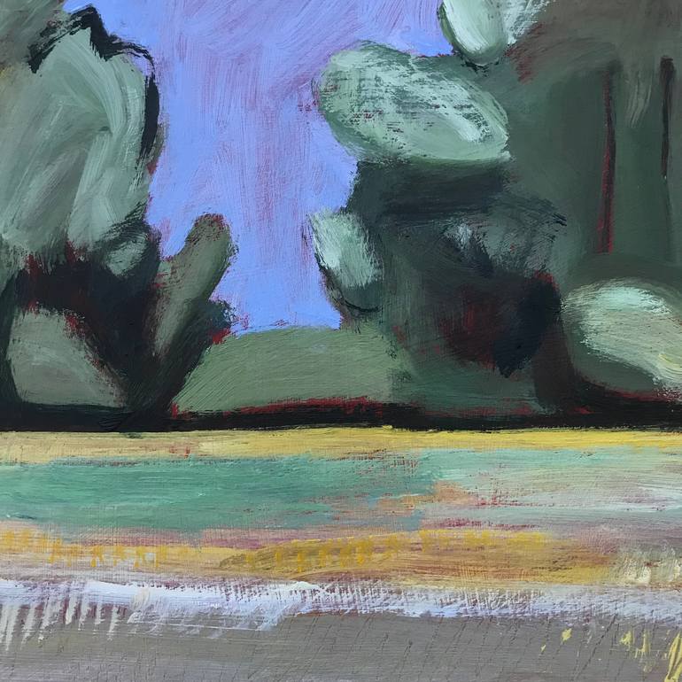 Original Abstract Landscape Painting by Elaine Kazimierczuk