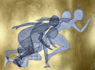Original Figurative Women Painting by Isabelle Duverger