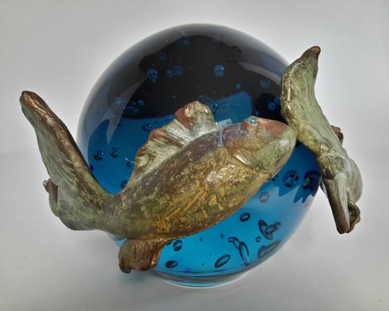 Original Figurative Animal Sculpture by Valeria Koshkina