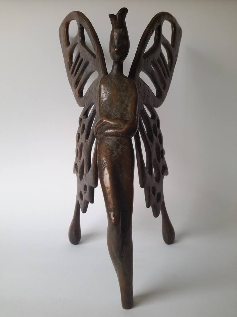 Original Figurative Fantasy Sculpture by Valeria Koshkina