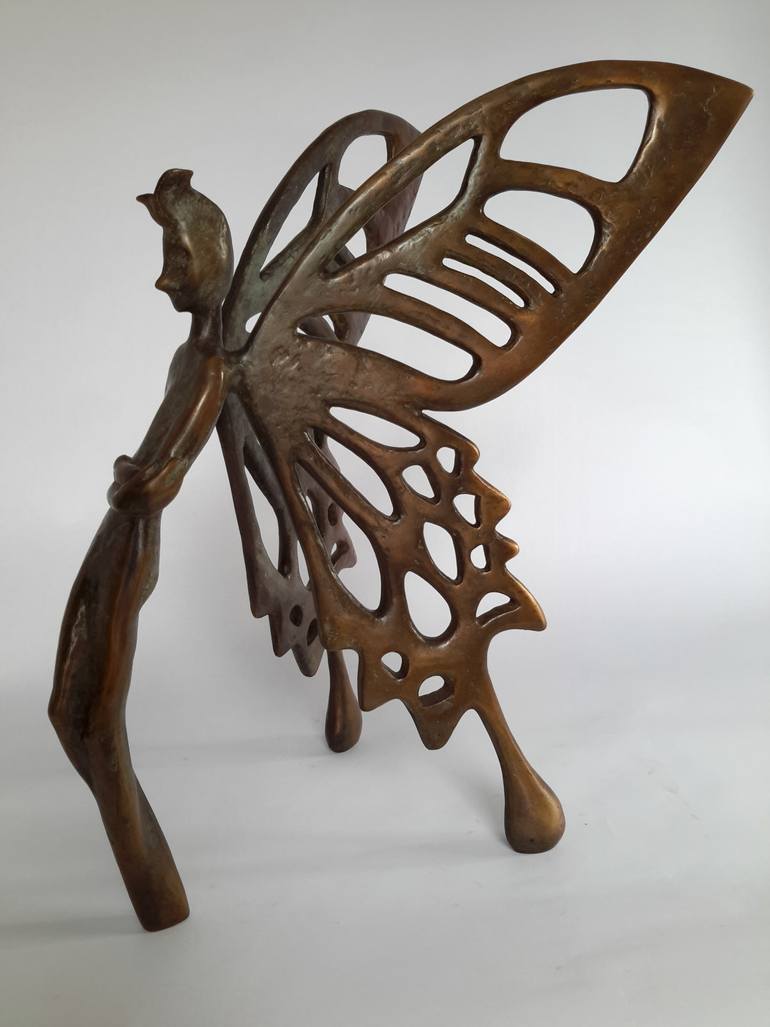 Original Figurative Fantasy Sculpture by Valeria Koshkina