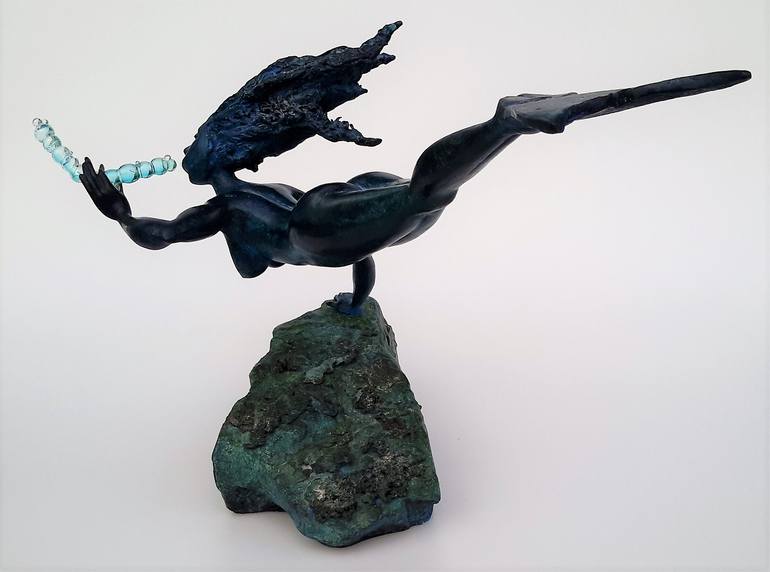 Original Art Deco Women Sculpture by Valeria Koshkina