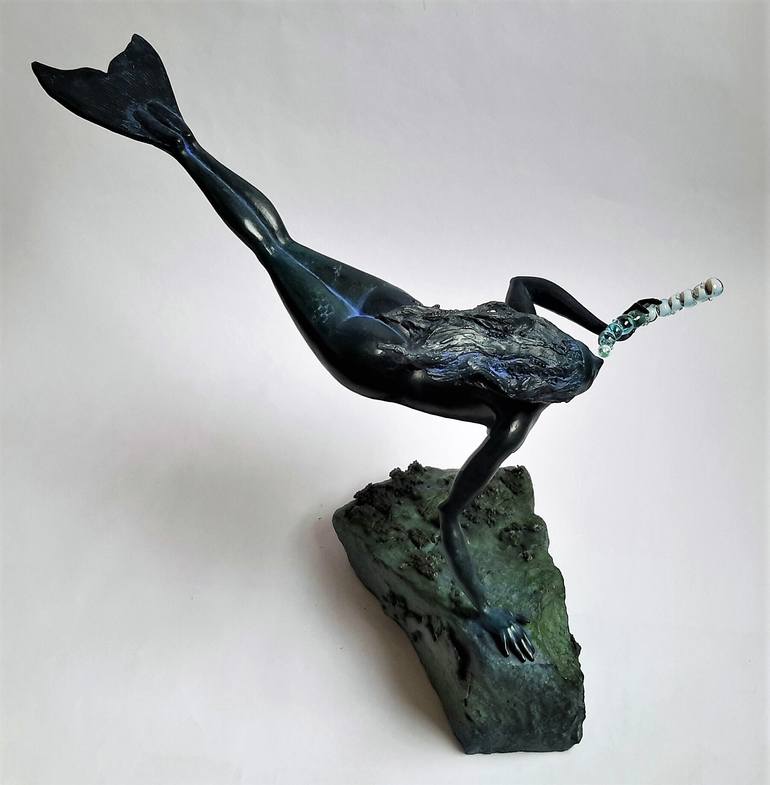 Original Art Deco Women Sculpture by Valeria Koshkina