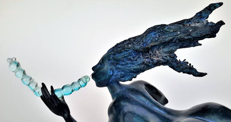Original Art Deco Women Sculpture by Valeria Koshkina
