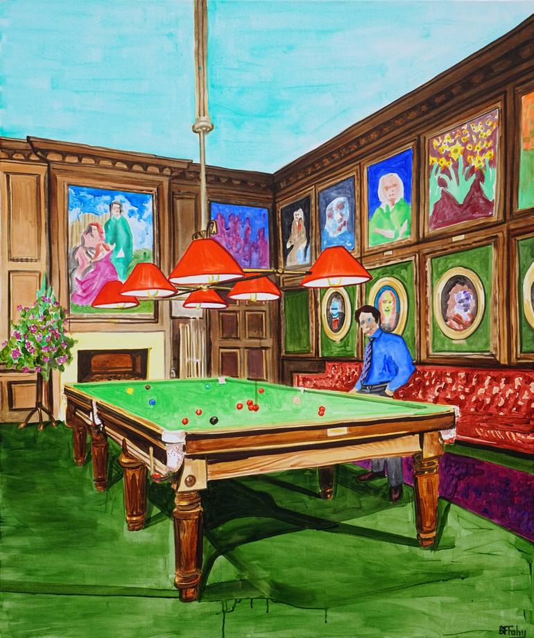 billiard painting