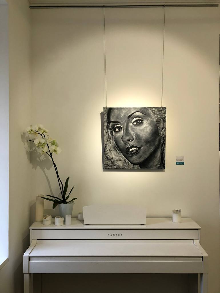 Original Modernism Pop Culture/Celebrity Painting by Veronika Yevseieva