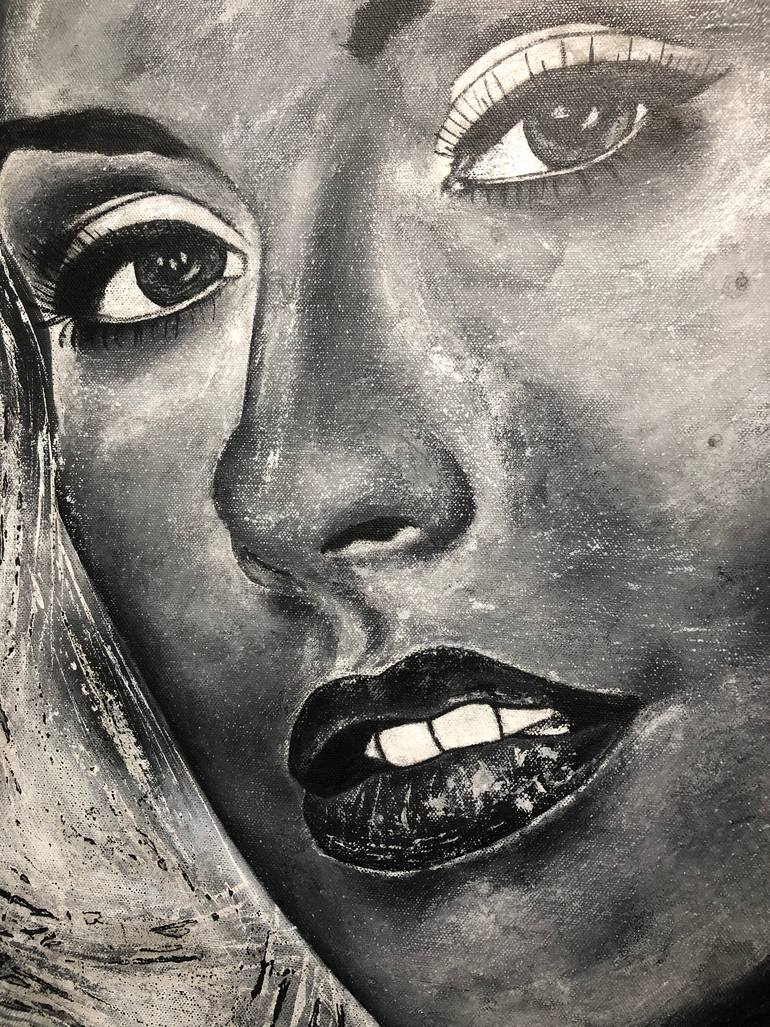 Original Modernism Pop Culture/Celebrity Painting by Veronika Yevseieva