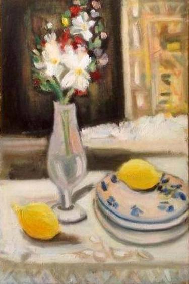 Original Figurative Still Life Paintings by Tsisia Kiladze