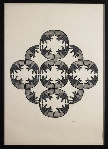 Original Geometric Body Drawings by Pavlo Dmyterko