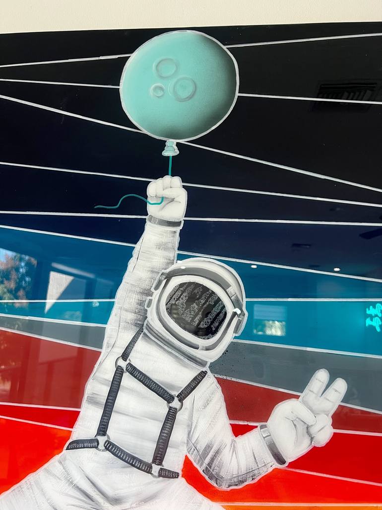 Original Contemporary Outer Space Painting by Diane Portwood