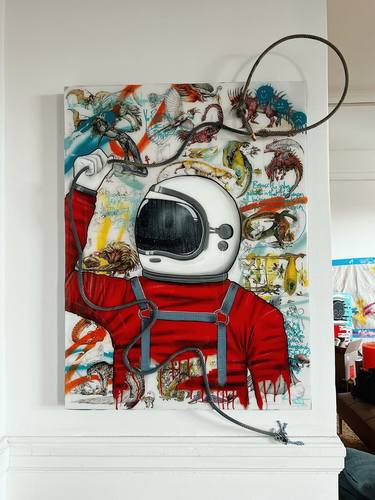 Original Pop Art Outer Space Paintings by Diane Portwood