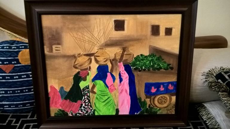 Original Women Painting by swati turtle