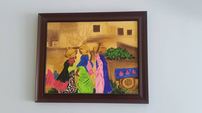 Original Women Painting by swati turtle
