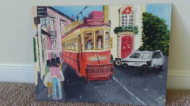 Original Transportation Paintings by swati turtle