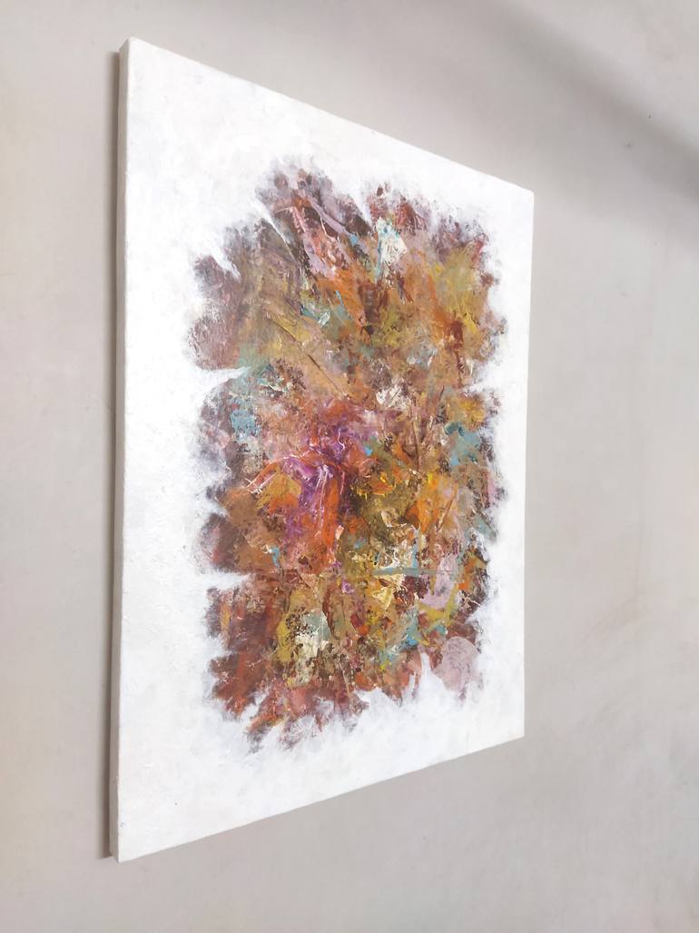 Original Art Deco Abstract Painting by Jitender Dhir