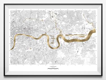 24 Carat Maps - London Edition - Limited Edition of 50 image