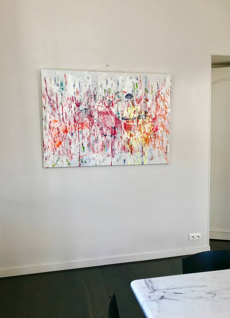 Original Abstract Painting by Bob Van Oijstaeijen