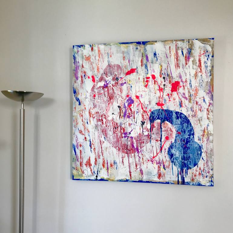 Original Abstract Painting by Bob Van Oijstaeijen