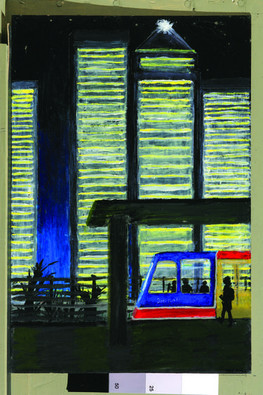 Print of Train Paintings by Margaret Pepper