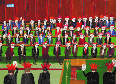 Print of Conceptual Politics Paintings by Margaret Pepper
