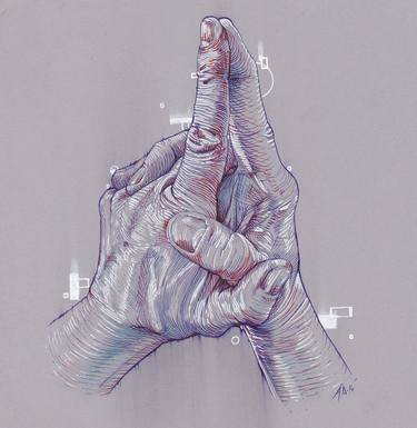 Original Contemporary Body Mixed Media by Alex Dakos