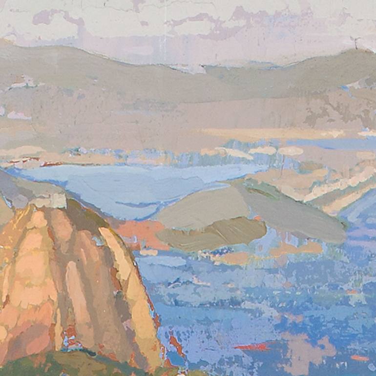 Original Figurative Cities Painting by Albert Vidal Moreno