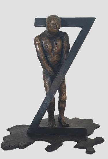 Original Figurative Politics Sculpture by Kerry Cannon