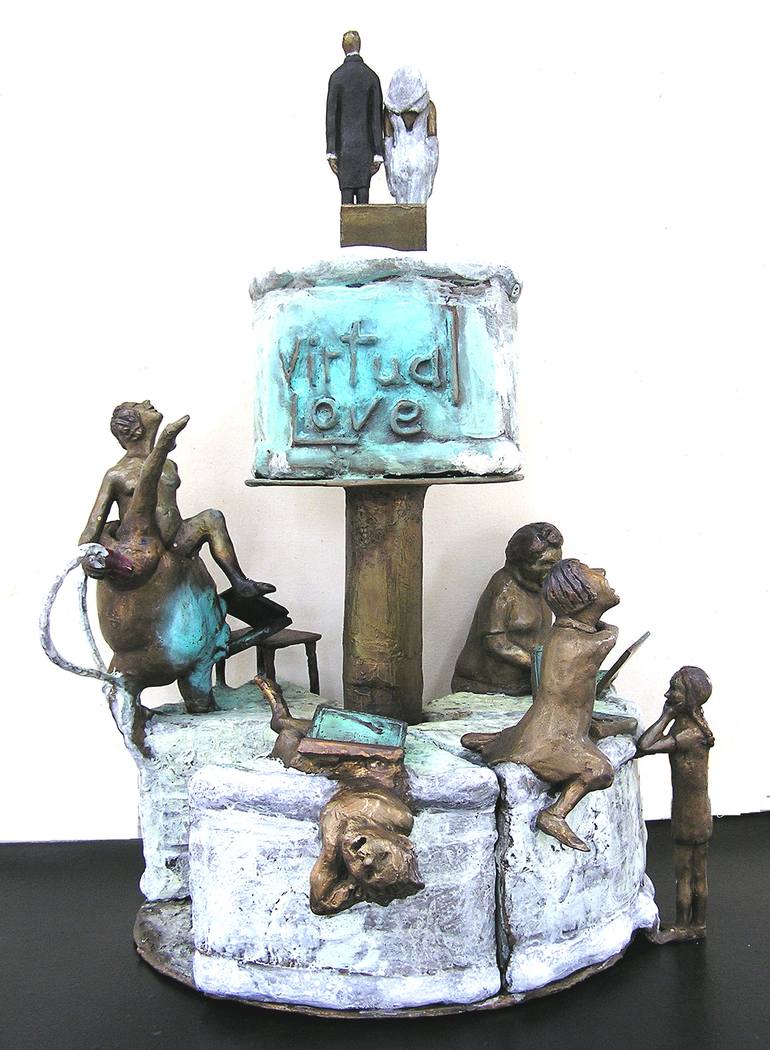 Original Modern Fantasy Sculpture by Kerry Cannon
