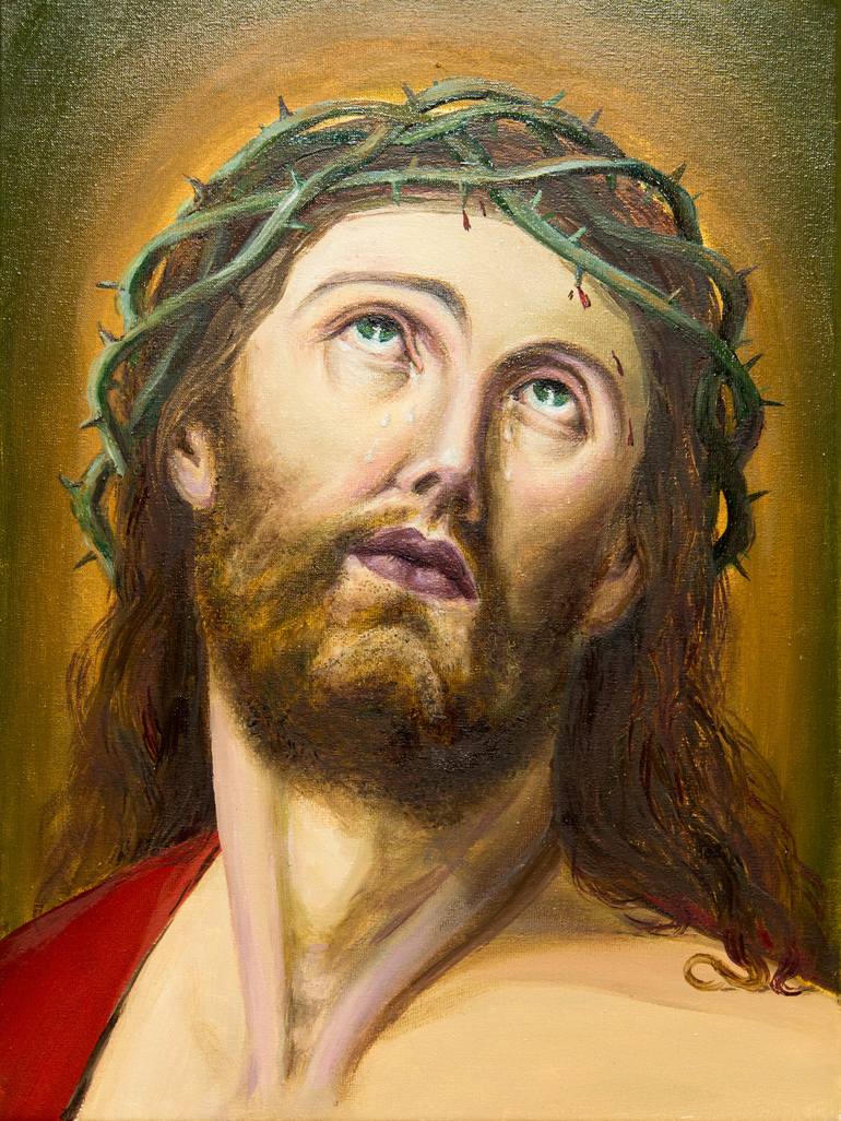 JESUS Painting by Galyna Shevchencko | Saatchi Art