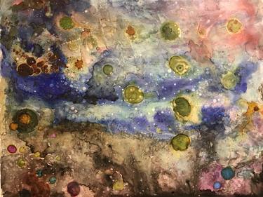 Print of Abstract Outer Space Paintings by Maria White