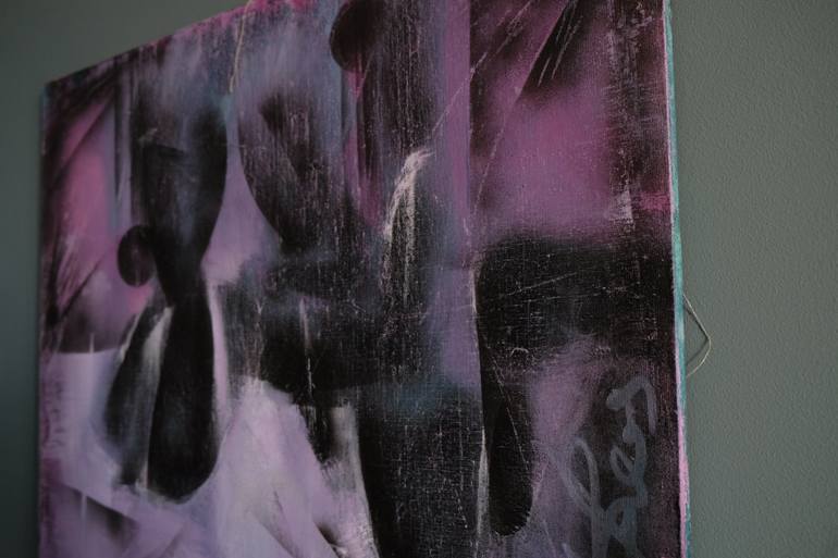 Original Abstract Expressionism Abstract Painting by Ros Dudchenko