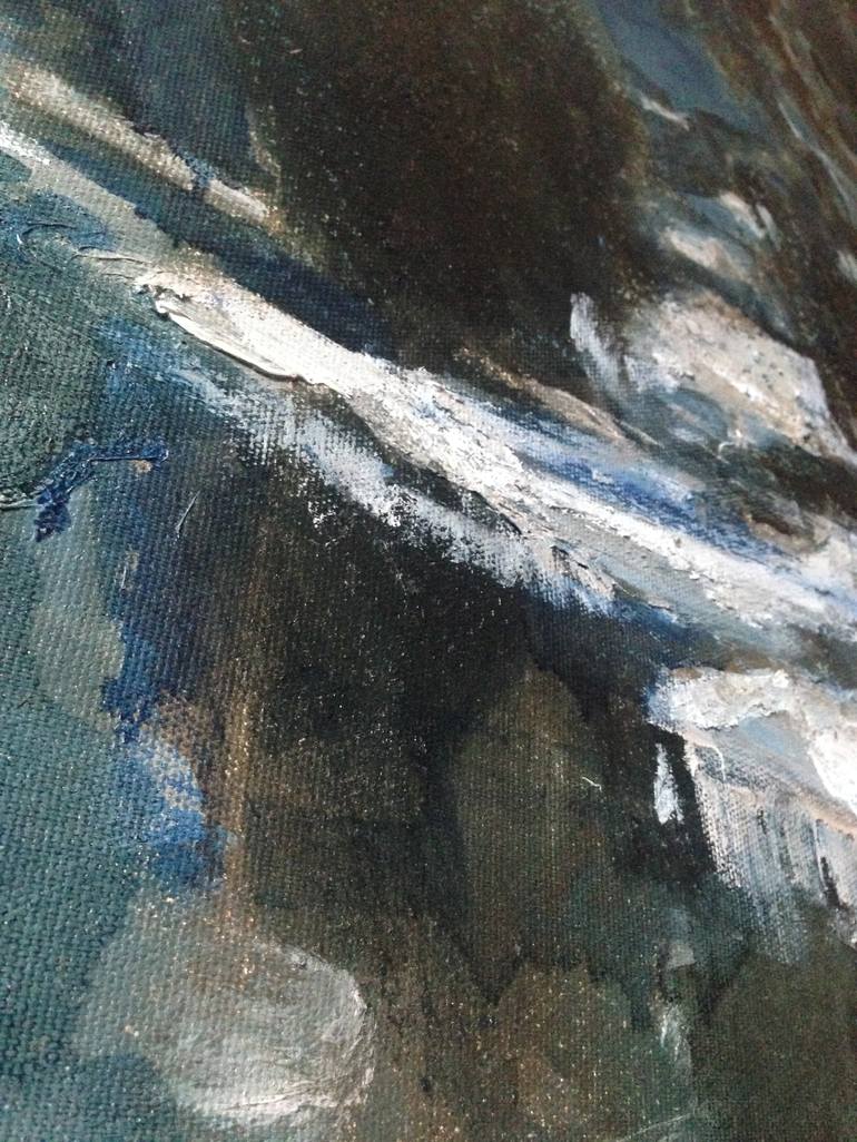 Original Expressionism Landscape Painting by Ros Dudchenko
