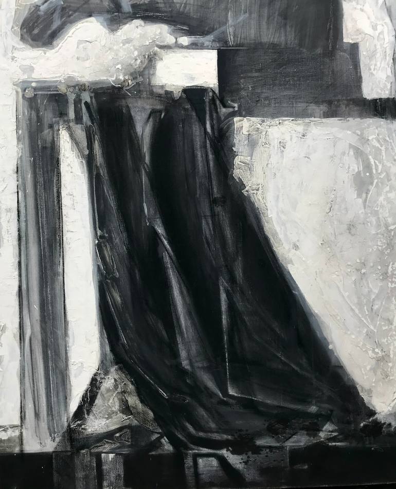 Original Figurative Nude Drawing by Ros Dudchenko