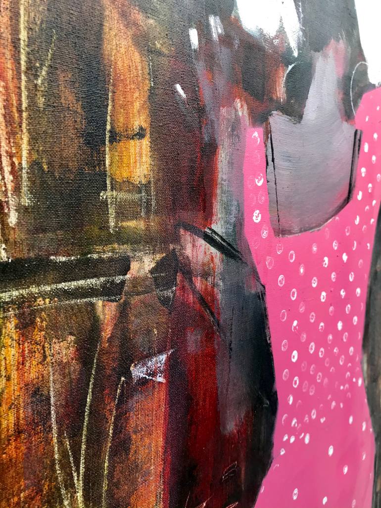 Original Pop Art Women Painting by Ros Dudchenko