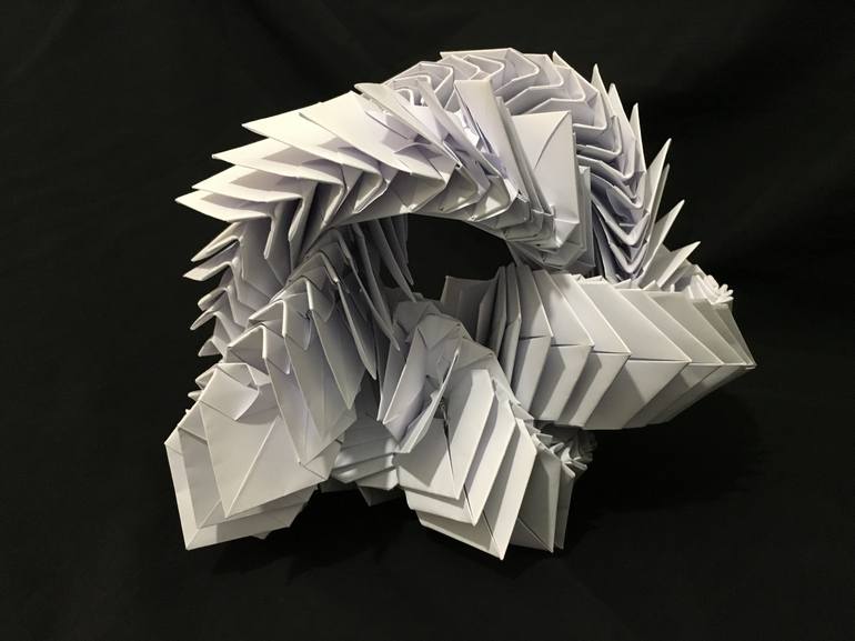 Original Geometric Sculpture by Fiona Hueston