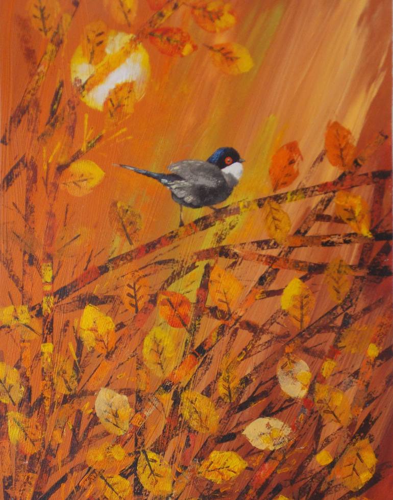 A Little Warbler Painting by fred apps Saatchi Art