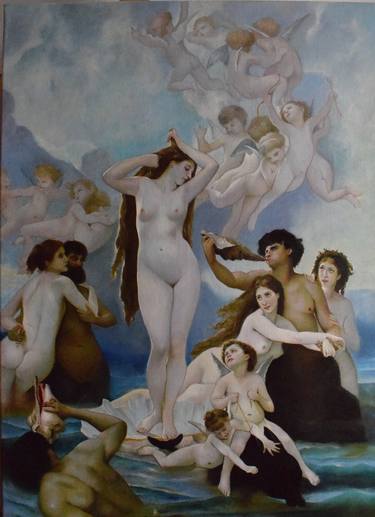 Original Figurative Classical mythology Paintings by Ana Blanco
