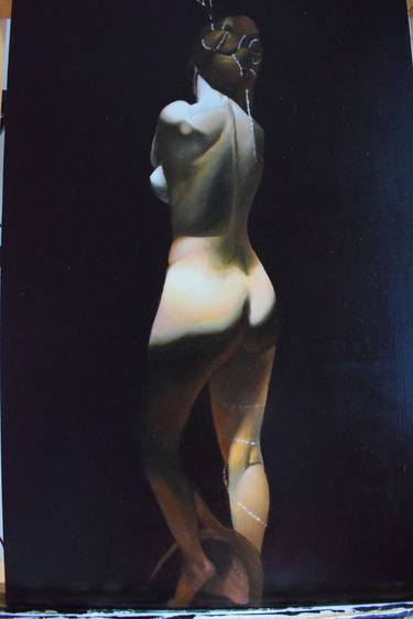 Original Figurative Erotic Paintings by Ana Blanco