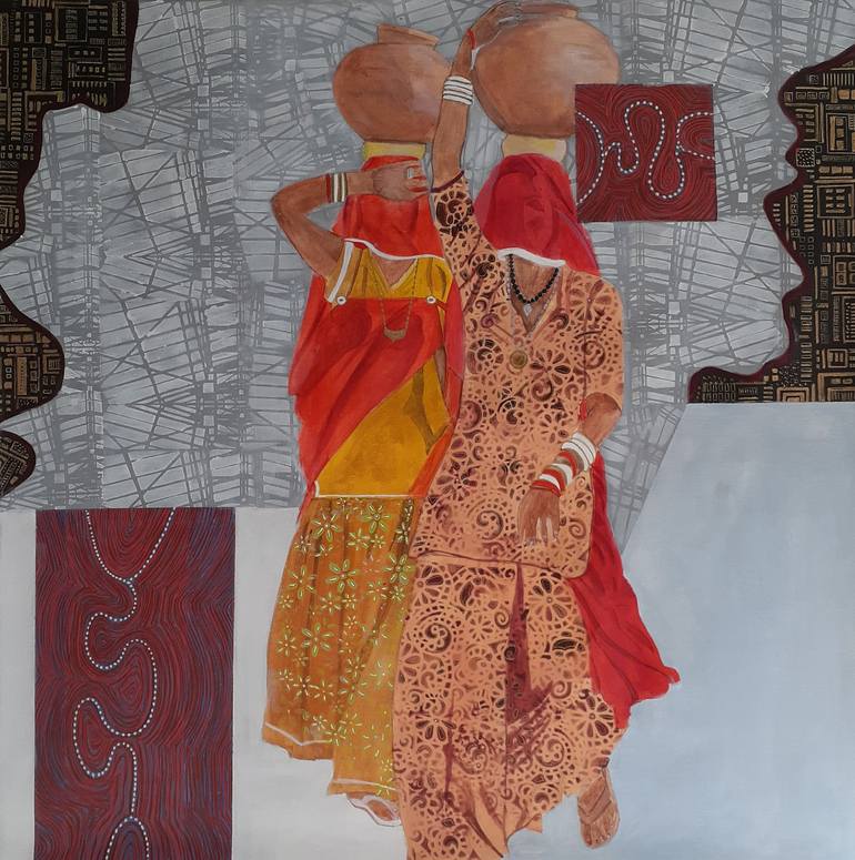 Original Abstract Expressionism Culture Paintings by Alicia Tilmant
