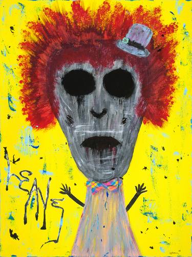 Original Dada Graffiti Paintings by Cindy Muscarello