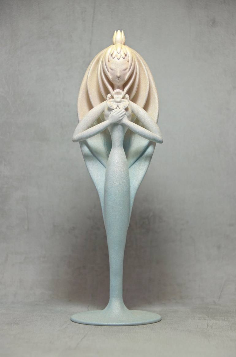 Original 3d Sculpture Portrait Sculpture by Shanshan Zhang