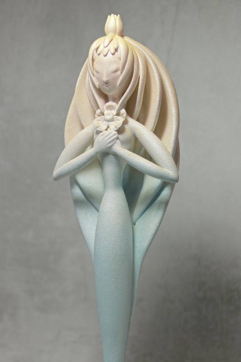 Original 3d Sculpture Portrait Sculpture by Shanshan Zhang